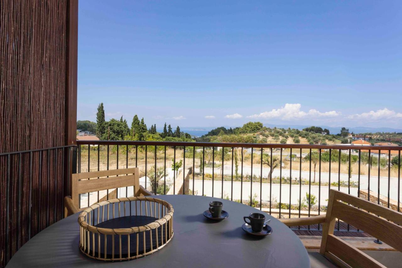 Pnoes Luxury Suites Paliouri Luaran gambar