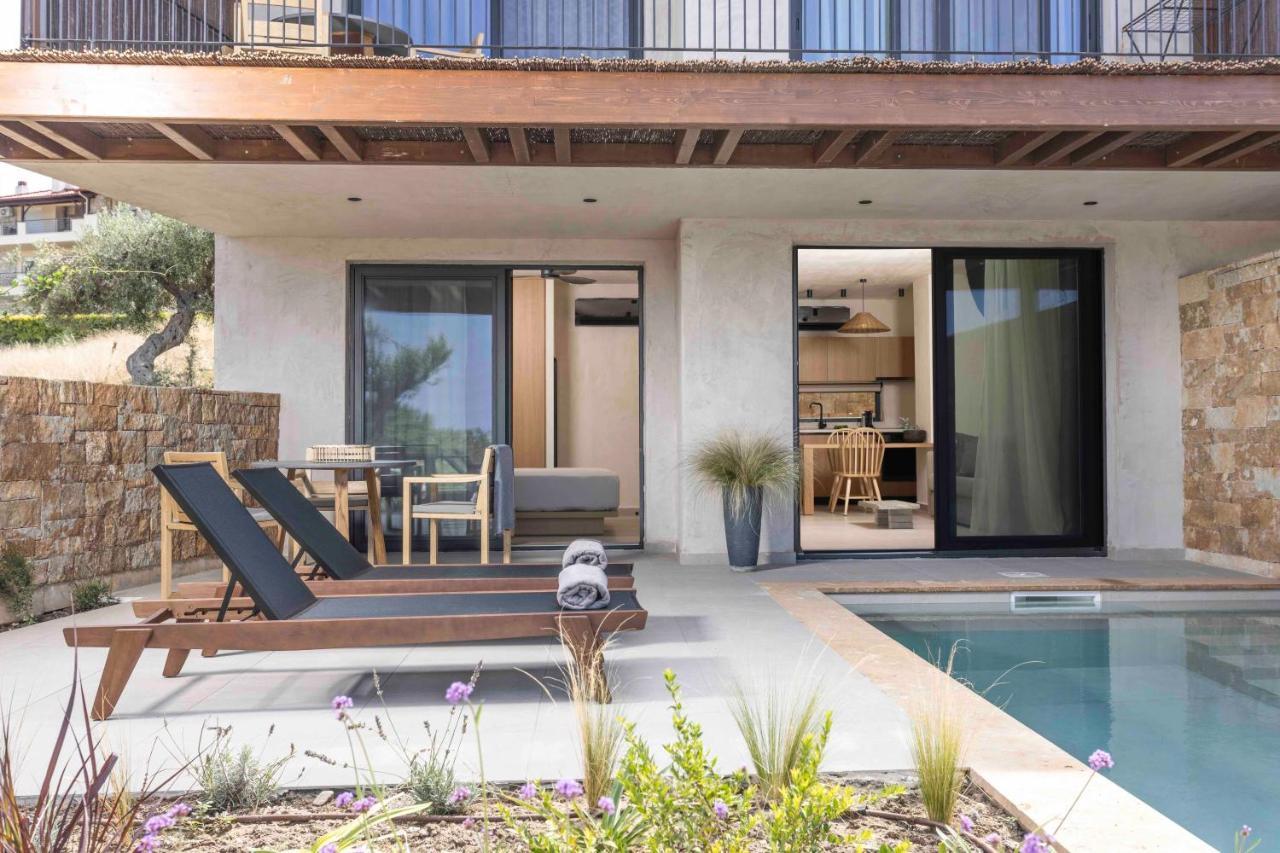 Pnoes Luxury Suites Paliouri Luaran gambar
