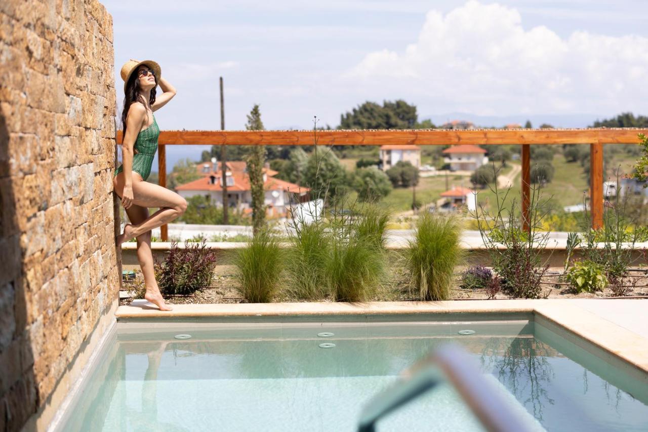 Pnoes Luxury Suites Paliouri Luaran gambar